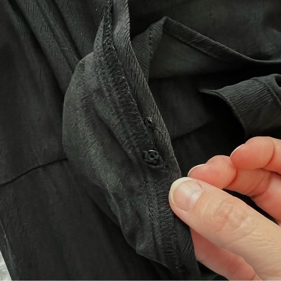 Madewell Cap-Sleeve Crop Wide-Leg‎ Jumpsuit Elegant Casual Feminine Size 12 - Picture 11 of 14